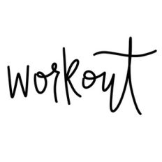 workout word art