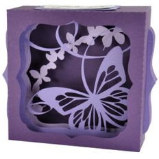 flutter butterfly gift card box