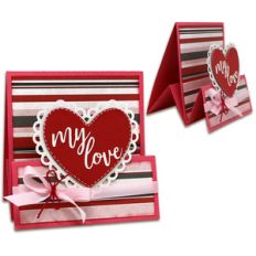 my love tent fold card
