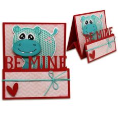 be mine hippo tent card