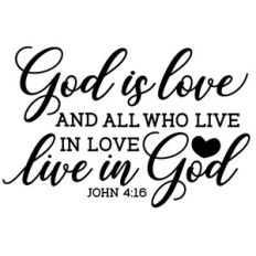 god is love - faith design