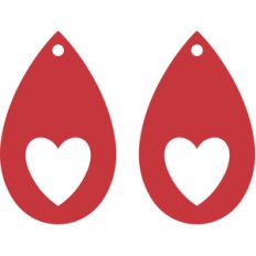 heart earrings