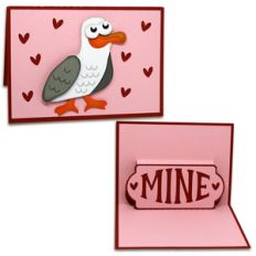 seagull pop-up card