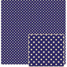 navy blue polka dot pattern