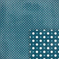 blue polka dot background paper