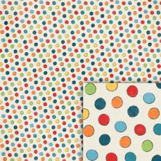 birthday polka dot background paper