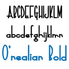 zp o'nealian bold