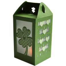 4 leaf clover lantern
