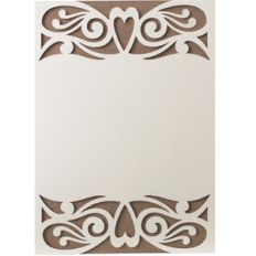 5x7 wedding card
