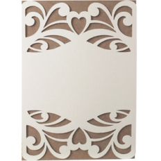 5x7 wedding card