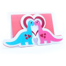 dinosaur love card