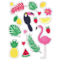 ml tropical toucan stickers