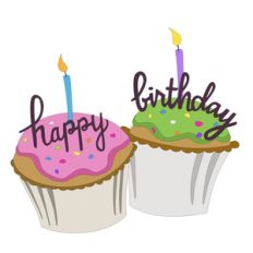 happy birthday cupcakes