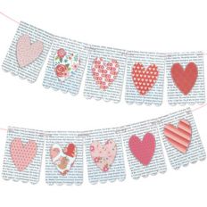 heart scallop banner