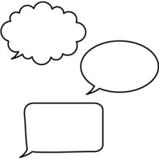 speech bubbles