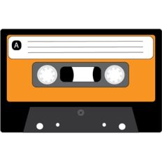 retro cassette tape