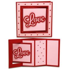 love window lever card
