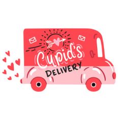 cupid's mail delivery van