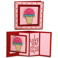 ice cream window lever card