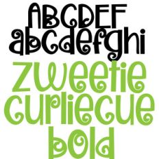 zp zweetie curliecue bold