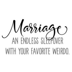 marriage endless sleepover