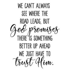 god promises better trust him