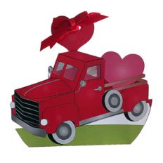 vintage truck valentine treat box