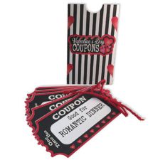 valentine coupon book with sleeve