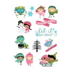 winter cuties stickers