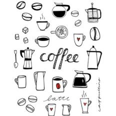 coffee stickers
