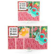 wiper card valentine butterfly