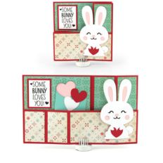 wiper card valentine bunny