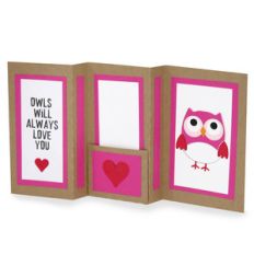 owl always love you insert multi fold card