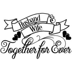 husband and wife together for ever