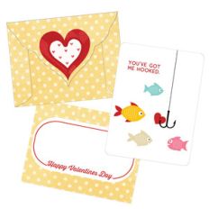 valentine card - you've got me hooked