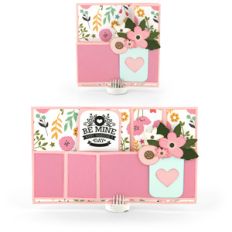 wiper card valentine bouquet
