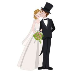 bride and groom wedding