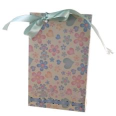 floral patterned gift bag