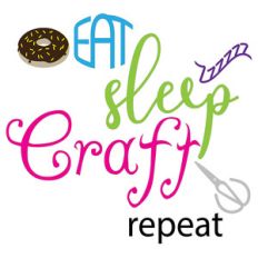 eat, sleep, craft quote