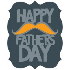 father's day mustache sign