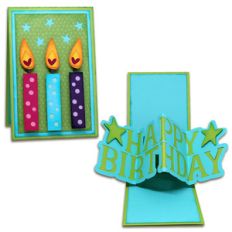 birthday candle twist pop card