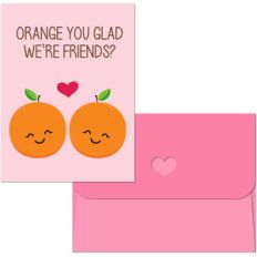 valentine print and cut orange
