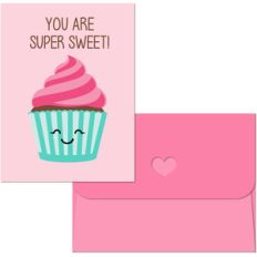 valentine print and cut cupcake