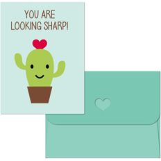 valentine print and cut cactus