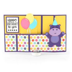 wiper card birthday hippo