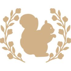 squirrel wreath
