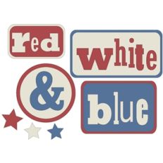 red white and blue squares