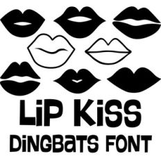 lip kiss dingbats