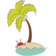 palm tree island