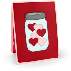 twist pop card love jar